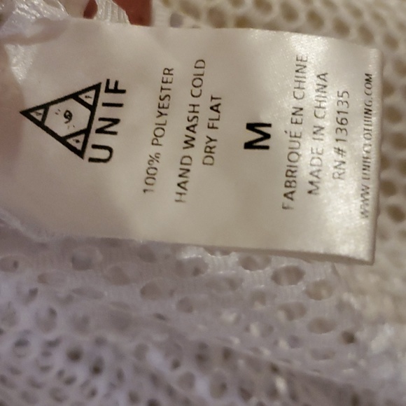 UNIF Laser Cut Polo Shirt Very Rare Size M NWOT'S - Picture 12 of 12